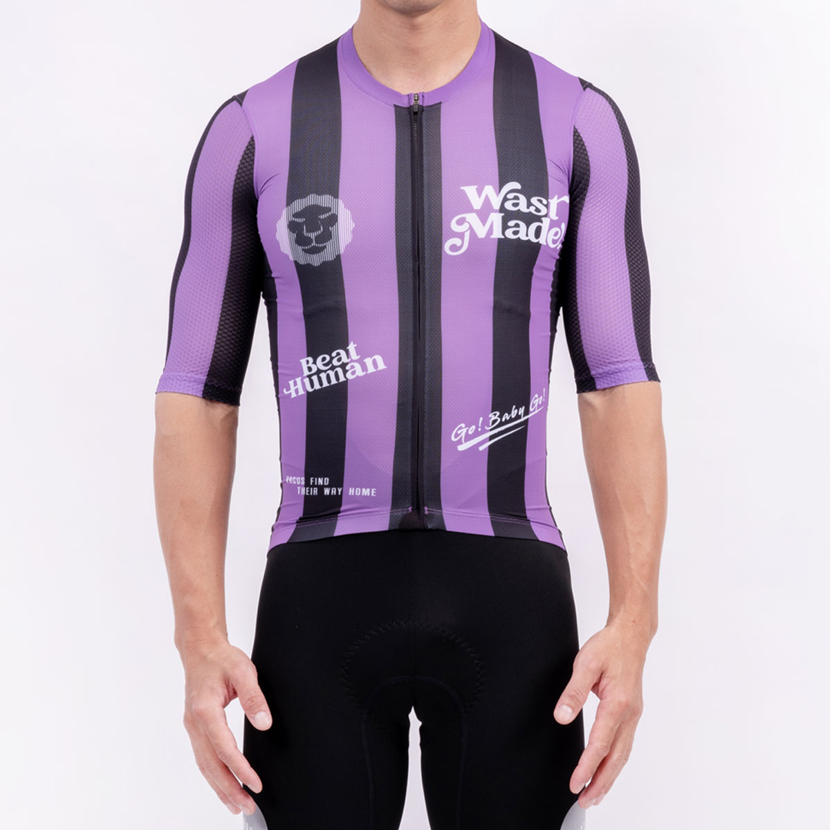 W11-PRO SHORT JERSEY-STRIPE (PURPLE)