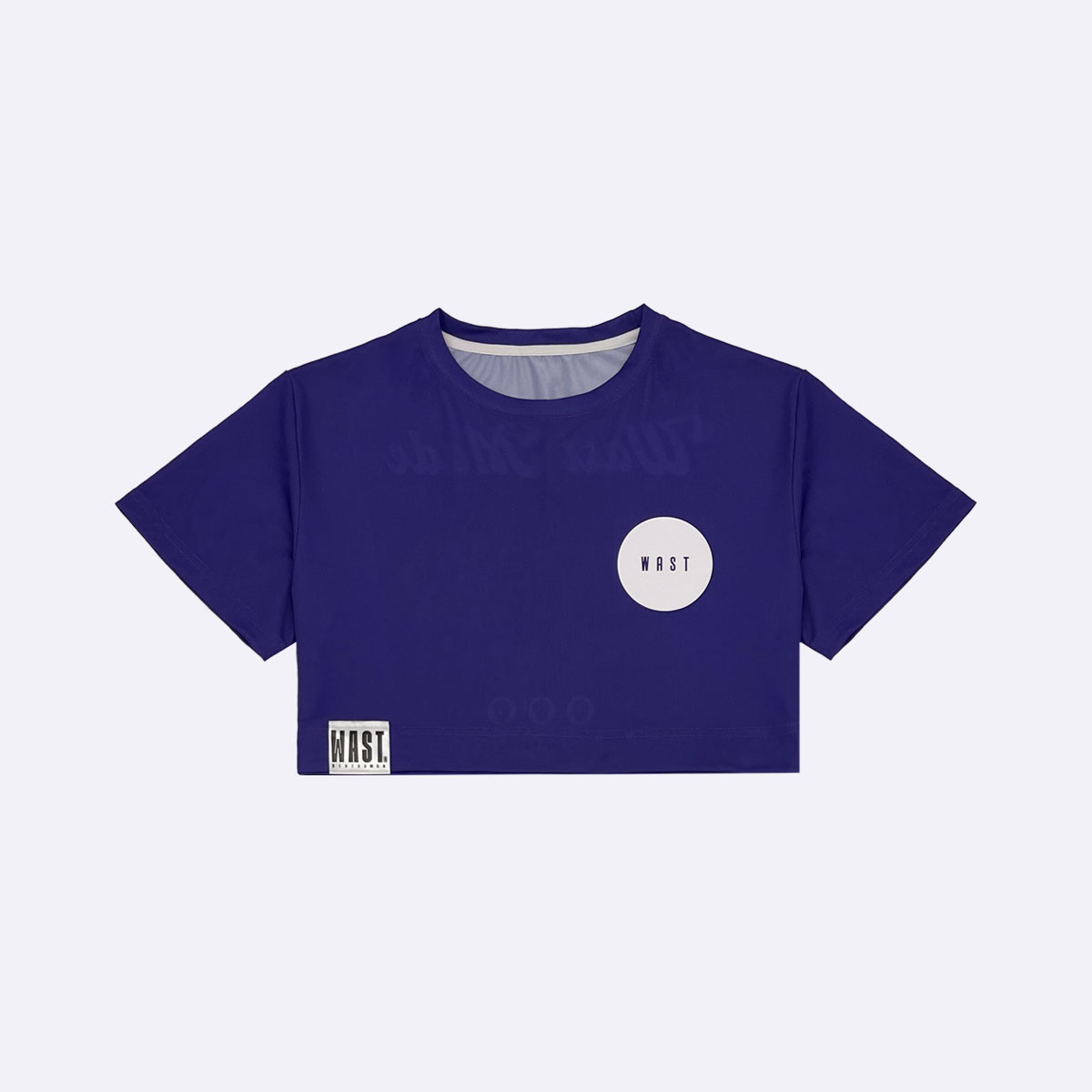 W-OVERSIZED CROP TEE (PURPLE)