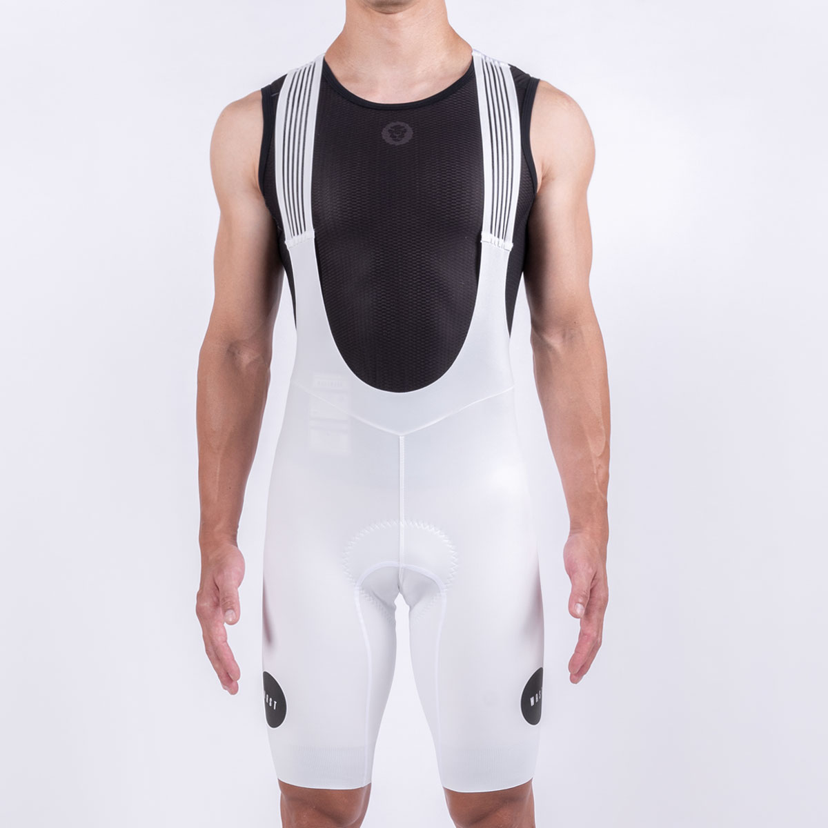 W-AERO BIB SHORTS 3 (WHITE)