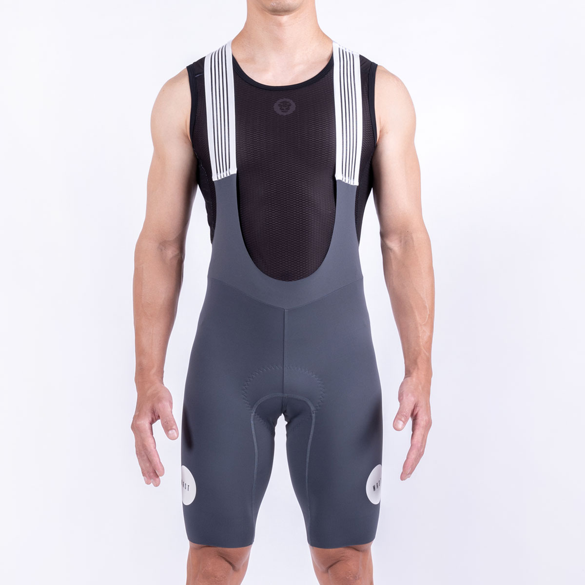 W-AERO BIB SHORTS 3 (GREY)