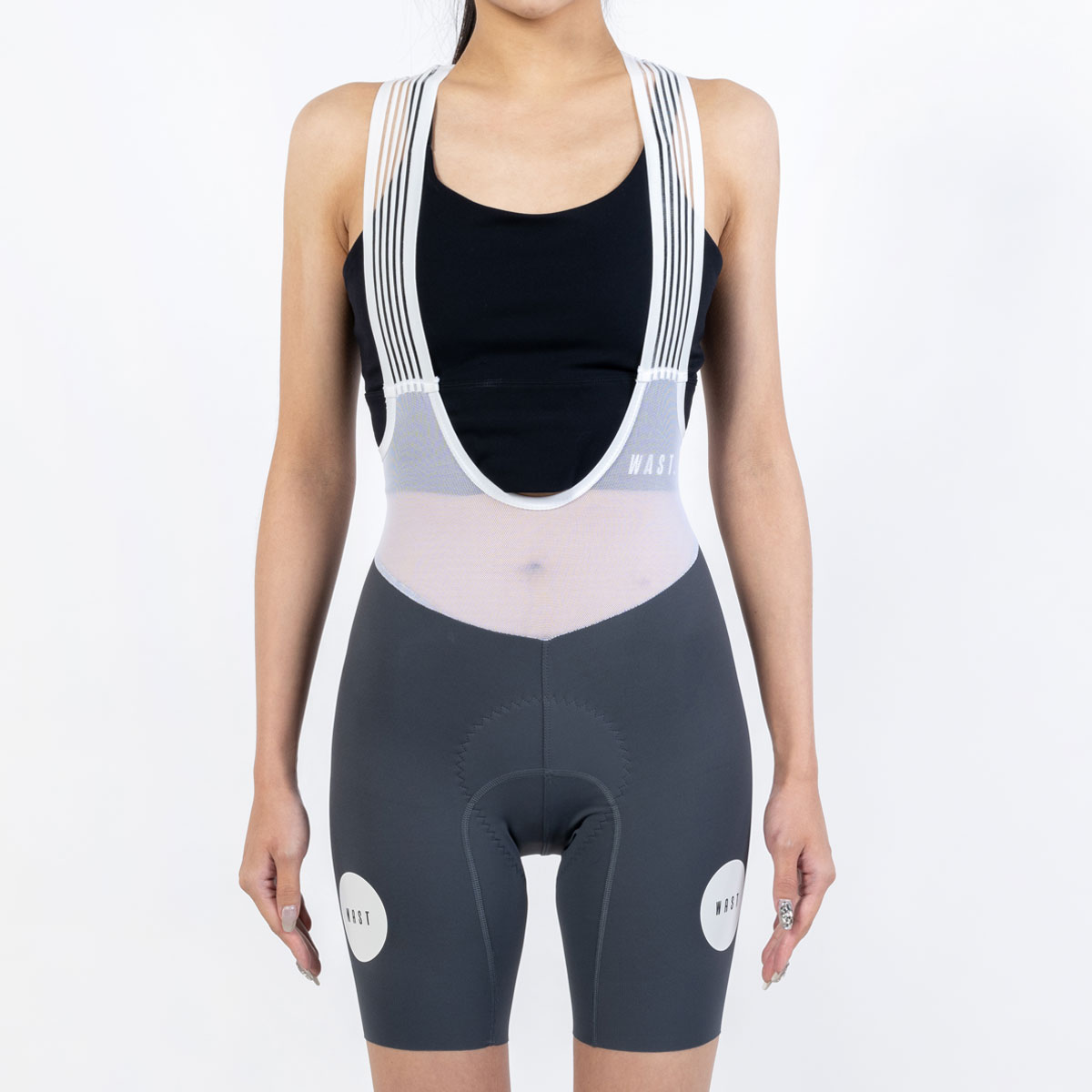 W-AERO PRO LADY BIB SHORTS (GREY)