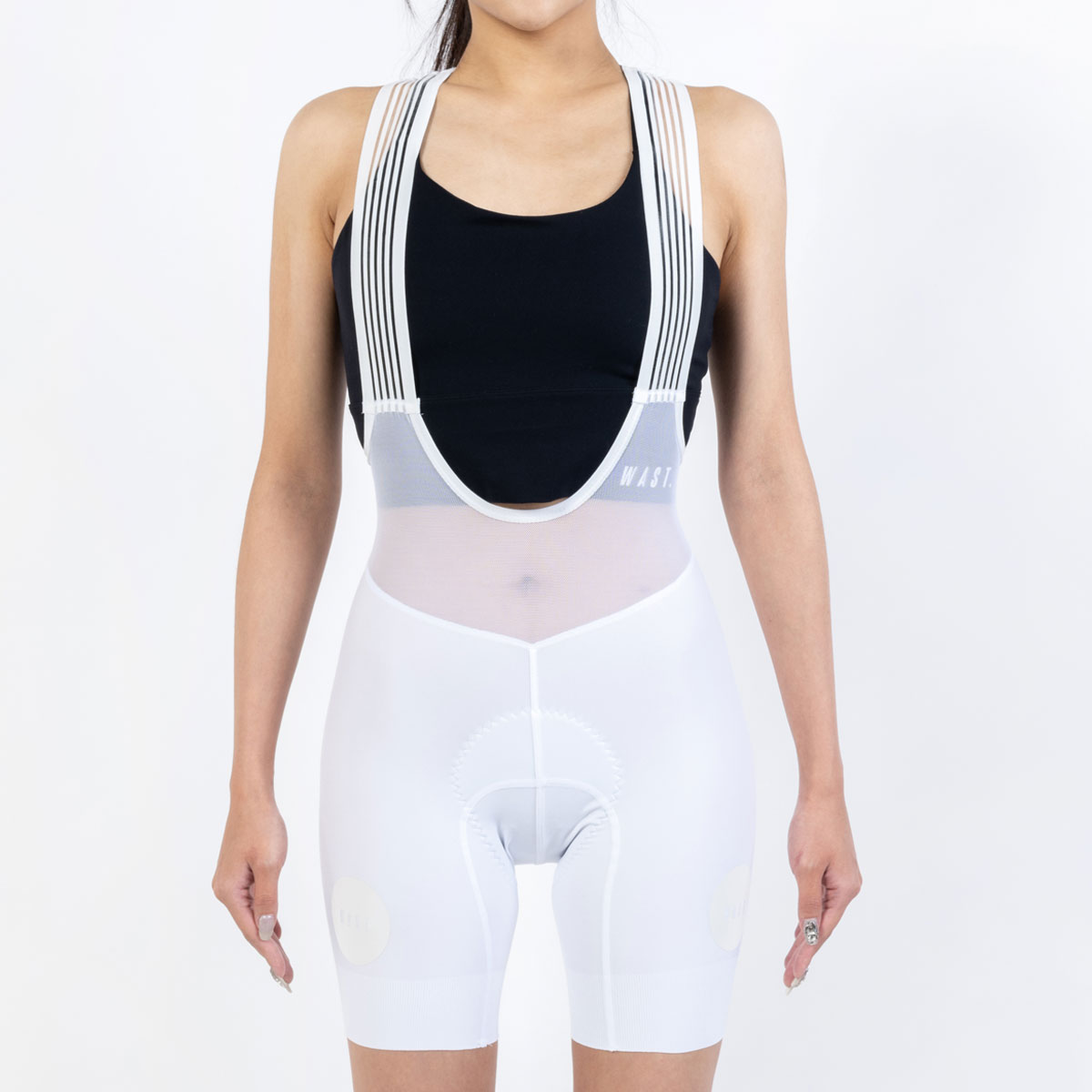 W-AERO PRO LADY BIB SHORTS (WHITE)