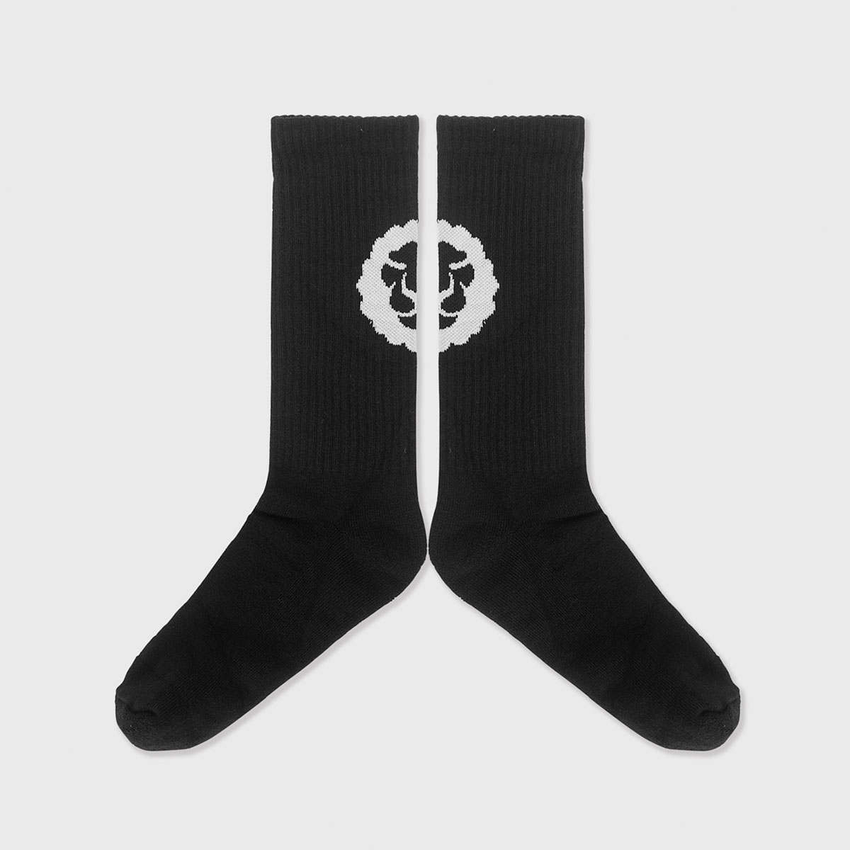 W-LION LOGO SOCKS (BLACK)
